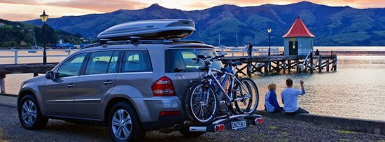 towbar mounted bike rack