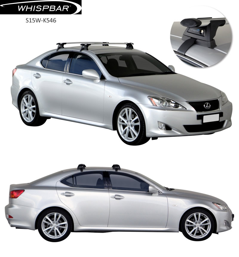 DREAMIZER Roof Rack Cross Bars For Lexus IS250/IS350/300 – 43.3", 165 Lb Capacity, Black